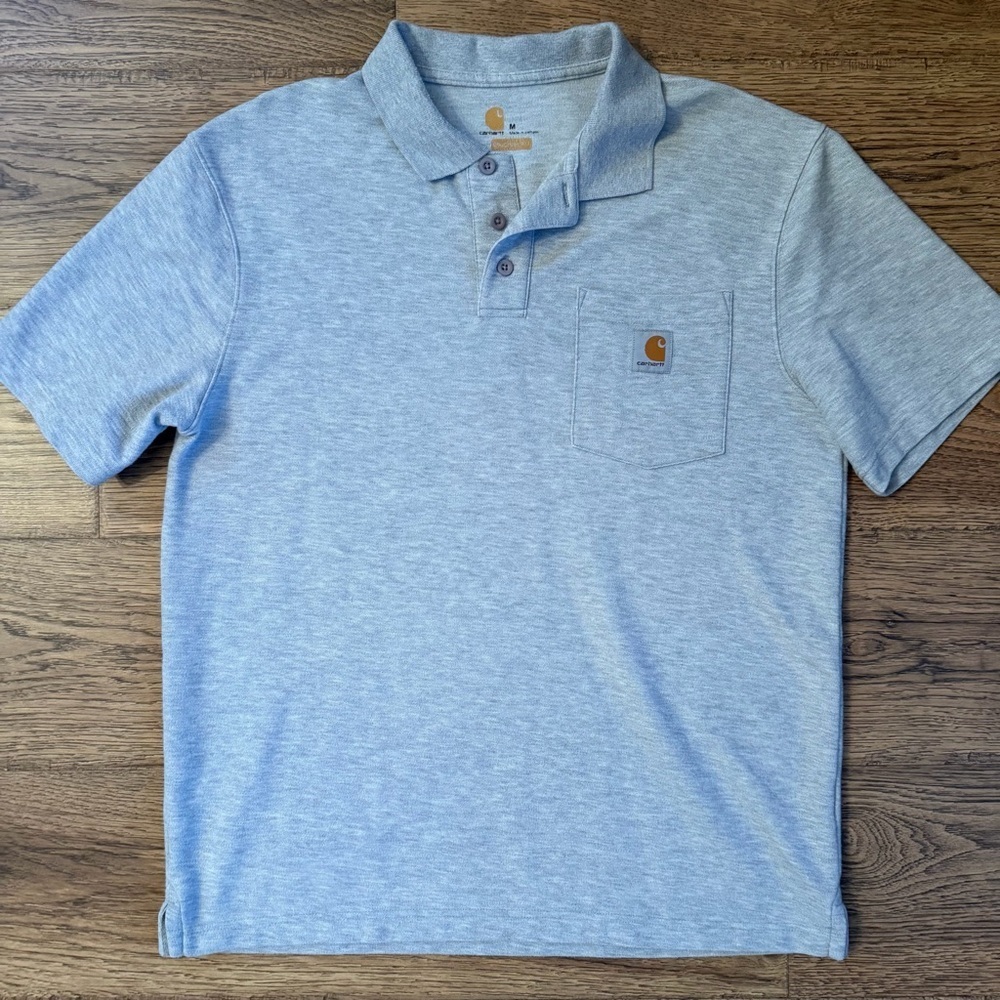 Carhartt Mens Short Sleeve Polo Shirt size Medium EUC